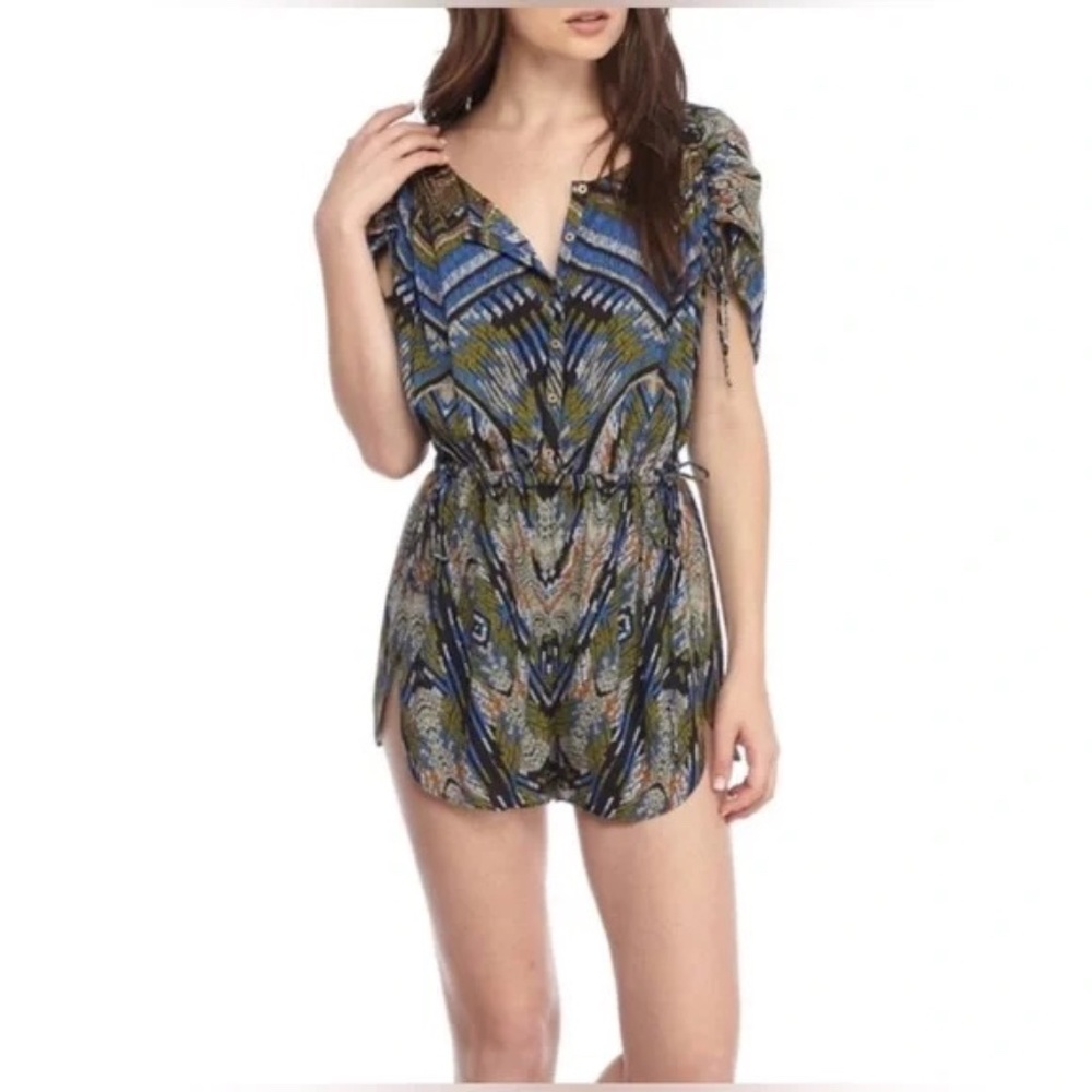 Free People Multicolor Patterned Romper